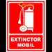 Semn extinctor mobil